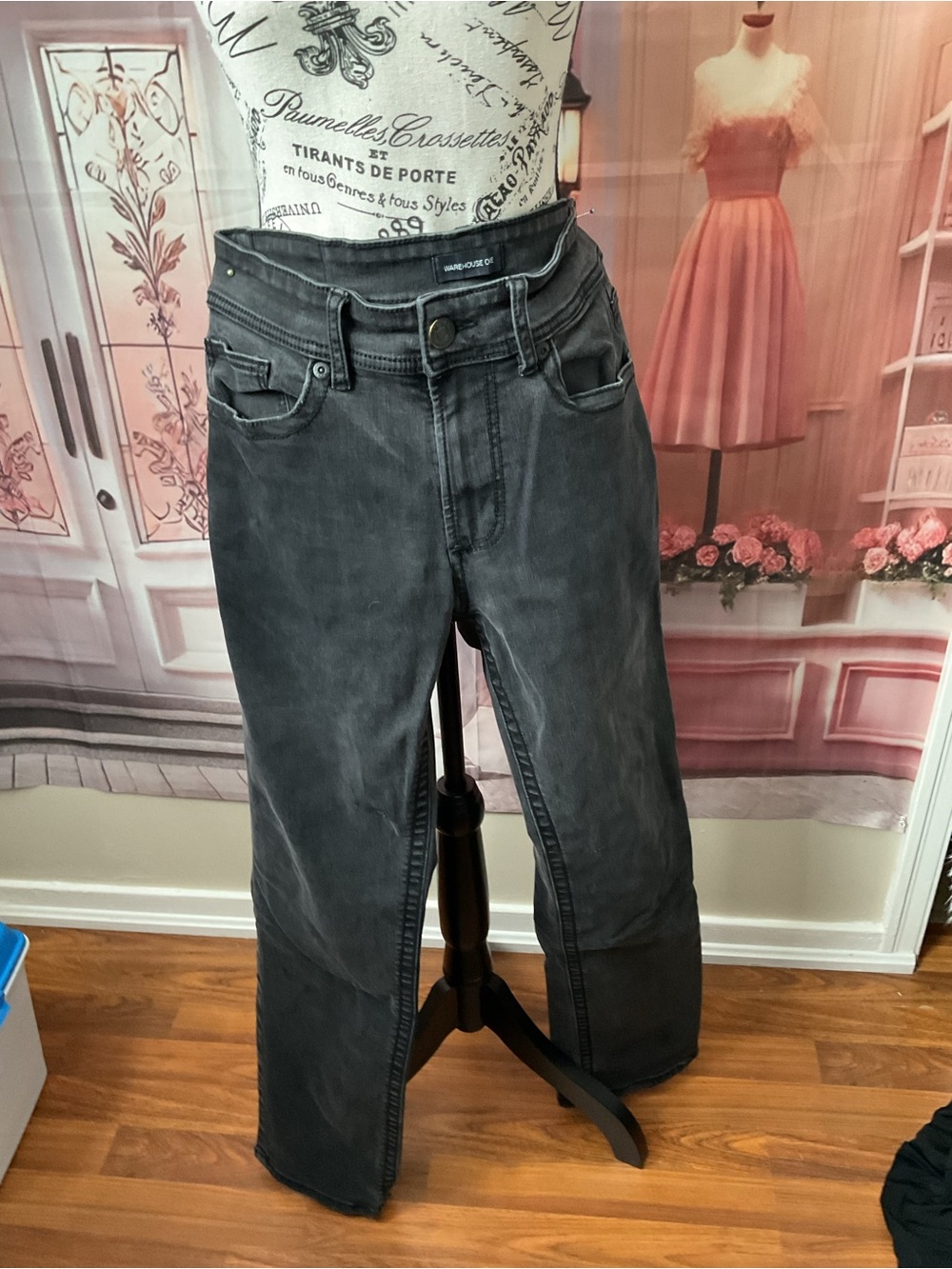 Relaxed Black Men's Jeans — Unbranded Casual Straight Fit